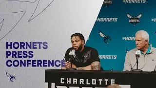 Hornets Press Conference | Miles Bridges and General Manager Mitch Kupchak