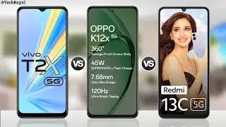 Vivo T2x 5g vs Oppo K12x 5g vs Redmi 13c 5g || Full Comparison