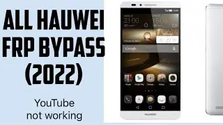 Hauwei frp bypass YouTube not working || Hauwei frp bypass (2023) (new trick)