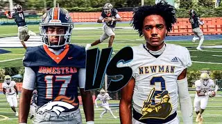 😮 Two Powerhouses Do Battle 🤛🏿 Miami Super Showdown Homestead Vs Cardinal Newman 🏈🔥