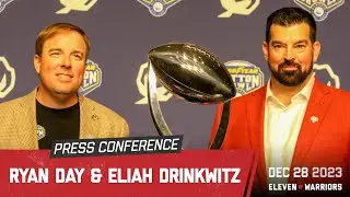 Ryan Day and Eliah Drinkwitz preview Fridays Cotton Bowl matchup