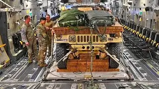 Humvee Airdrop from C-17 Globemaster III Aircraft