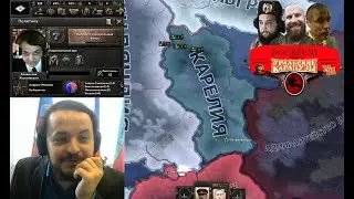 Жмиля учат играть в Hearts of Iron IV (с модом Docreich)