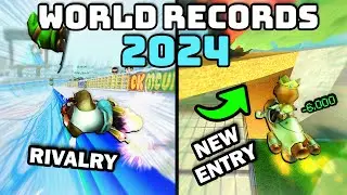 Reacting to EVERY 150cc Mario Kart Wii World Record in 2024!