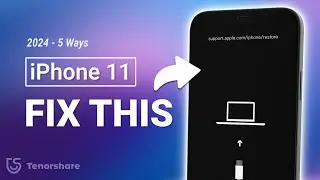 How to Fix iPhone 11 Stuck in Recovery Mode 2024 - No Data Loss | 5 Ways