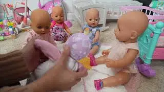 Baby Born doll Feeding and Changing Routines Compilation videos