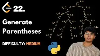 Generate Parentheses | LeetCode 22 | Theory + Python code