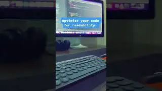 Programming Tip.  Optimize your code for readability, not just speed #programming #programminglife