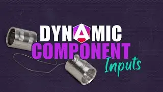 How to Use Angular @Input to Pass Data to Dynamically Created Components