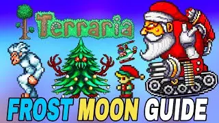 Terraria How To Summon & Defeat The Frost Moon (Christmas Event)