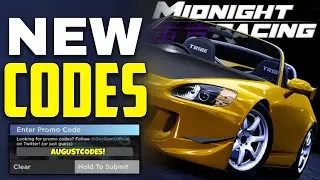 *NEW* MIDNIGHT RACING TOKYO CODES IN AUGUST 2024! ROBLOX MIDNIGHT RACING TOKYO CODES