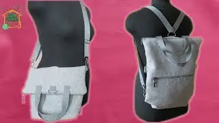 How to sew a backpack bag with your own hands / Sew a bag over your shoulder / SvGasporovich