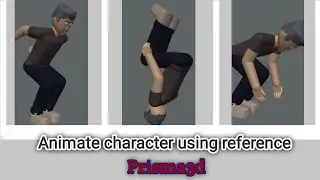 Animating using reference image in prisma3d  #prisma3d #blender #animation