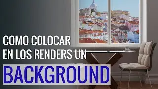 Cómo colocar un background (imagen de fondo) en un render con V-ray