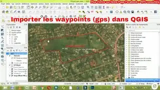 Importer  les Waypoints, données gps, dans qgis, formation accélérée sig avec qgis