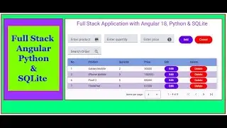 Building a Full Stack Web App with Angular 18, Python & SQLite : Complete Tutorial