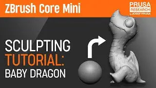 ZBrush Core Mini Sculpting Tutorial: Baby Dragon