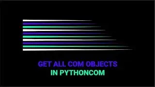 How To Get All Running COM Objects in Pythoncom