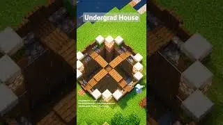 Minecraft Underground House #minecraft #tutorial #house #starter #survival