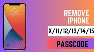 How To Remove iPhone X/11/12/13/14/15 Passcode (NO DATA LOSING) Without Pc,iTunes,Apple iD ( 2024 )😎