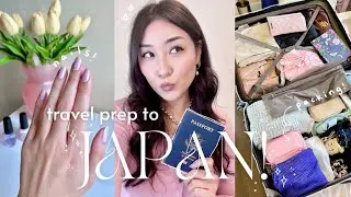 JAPAN TRIP PREP!✈️🇯🇵🌷  pack with me, shopping, nails!