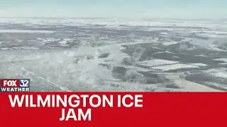 Flooding in Wilmington due to ice jam