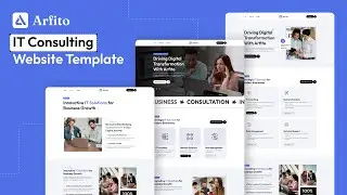 Arfito - IT Consulting Website Template / Modern IT Consulting Website