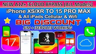 🎁👀🔥LATEST Checkm8 Tools A12+ iCloud Bypass with Signal/Sim iOS 17.6.1 iPads/iPhone XS to 15 Pro Max