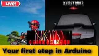 Your First Step in Arduino |How to Create a Simple Night Rider Light Pattern for Your Car