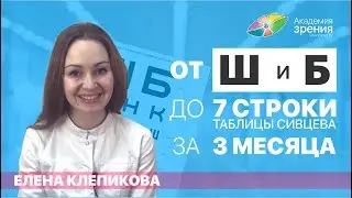 Елена Клепикова:  от «Ш и Б» до 7 строки в Таблице, за 3 месяца