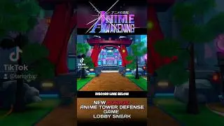 New Roblox Anime Tower Defense Game Anime Awakening #roblox #anime #animeawakening  #newrobloxgame