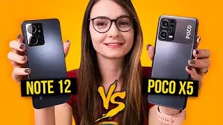 REDMI NOTE 12 VS POCO X5 5G - QUAL é a MELHOR OPÇÃO? COMPARATIVO!