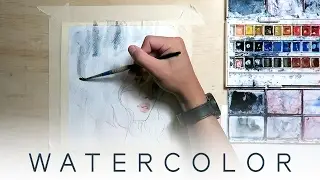 WATERCOLOR TUTORIAL // BIC Design on Fire