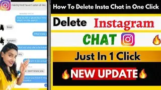 how to delete chat on instagram || Delete chat of Instagram || New Instagram Update on chat delete