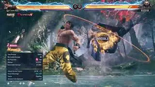 Tekken 8 - Laws slide launches at tip range