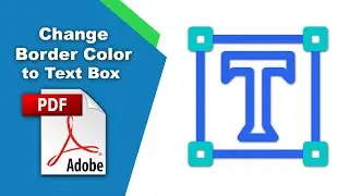 How to change comment text box border color in a PDF file using Adobe Acrobat Pro DC