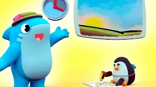 Time 🕰️ Shark Academy | Kids Songs & Nursery Rhymes