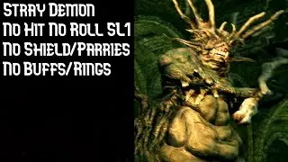 Stray Demon SL1 No Roll No Hit (No Buffs/Rings) | Dark Souls Remastered