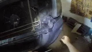 Как снять передний бампер и крыло Volkswagen Crafter 2007 год!