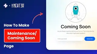 Make FREE Maintenance Mode or Coming Soon Page in WordPress | Nexter WP Theme