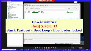 How to Unbrick Xiaomi 13 miui version cant be installed on this device | Unbrick Xiaomi 13 bricked