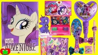 My Little Pony Opening Diary Rarity Lip Gloss Makeup and Surprises