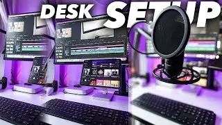 My 2022 Desk Setup For Productivity | Budget Desk Setup 2022