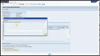SAP License Key Apply