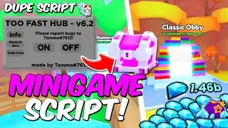 MINIGAME GEM DUPE SCRIPT 💎 PET SIMULATOR 99