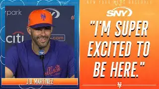 J.D. Martinez on signing with Mets, Pete Alonso recruiting him, relationship with Mark Vientos | SNY