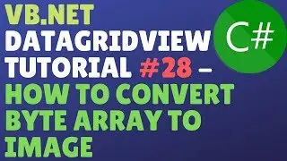 VB.NET GUI TUTORIAL #28 (ADD, EDIT, UPDATE, DELETE) - How To Convert Byte Array To Image