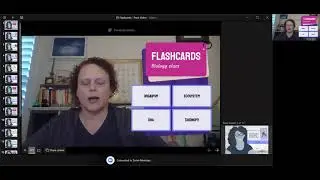 Using the Prezi Video Flashcards template in Zoom