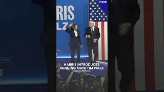 'When we fight, we win!' - Harris introduces running mate Tim Walz at Philadelphia rally