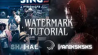 watermark like after effects tutorial | alight motion (+xml)